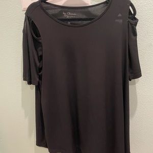 CHICOS plus size black blouse